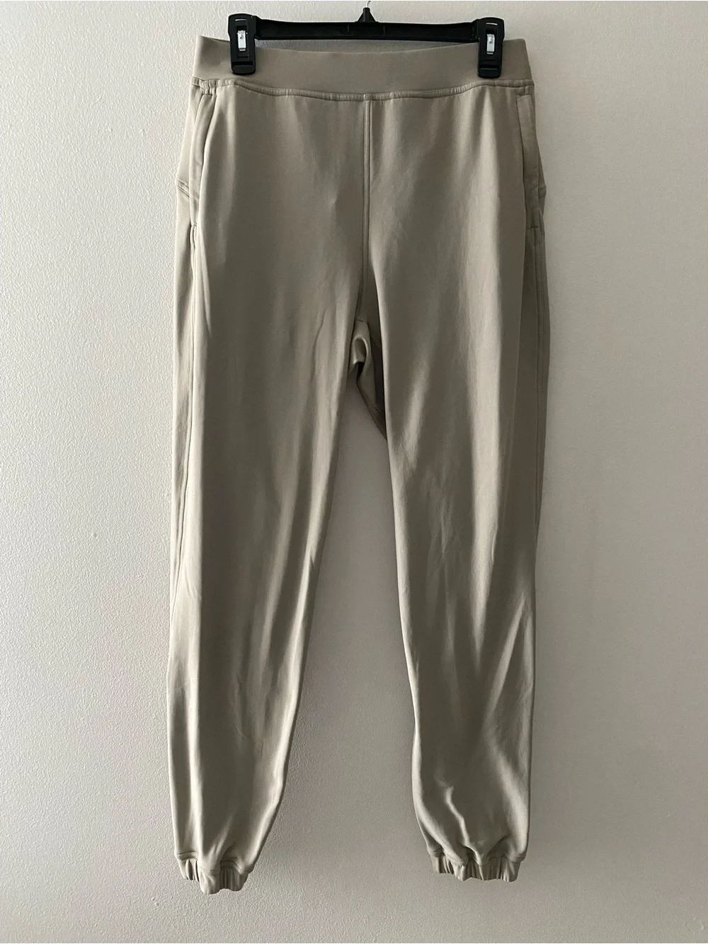 Lululemon Women’s Adapted State Fleece Joggers High Rise Tan Full Length